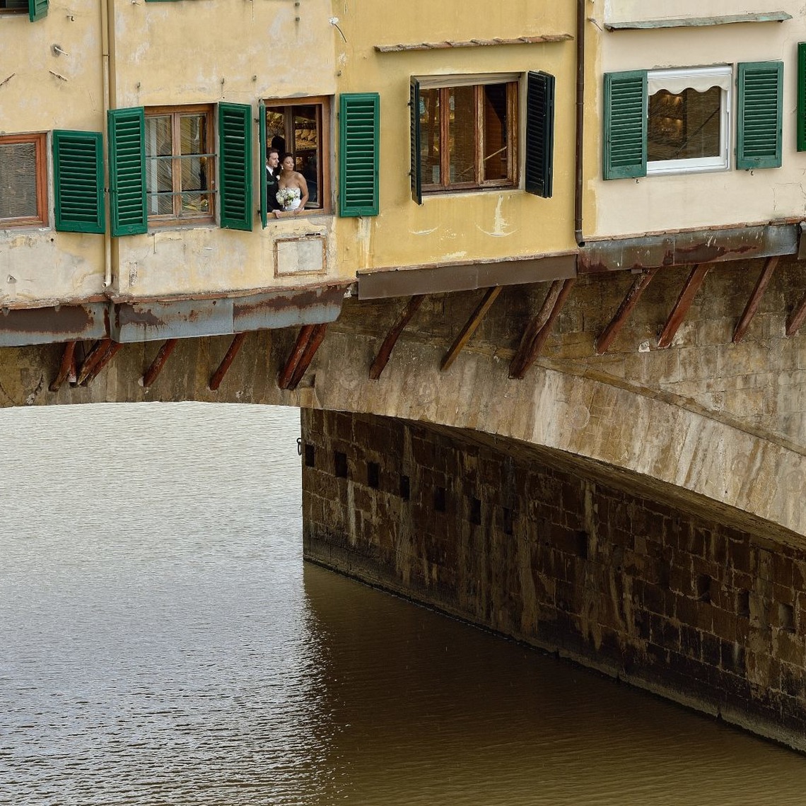 Old Bridge Florence Wedding Photo Photographer Edoardo Agresti